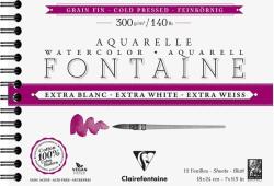 Clairefontaine Fontainewhite Vázlatfüzet 12 18 x 24 cm 300 g (976050C)