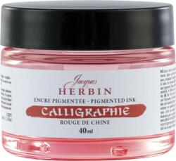 Jacques Herbin Calligraphy Kalligrafikus tinta Chinese Red 40 ml 1 db (11327T)