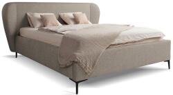Pionier-lubnice DALIA bézs színű kárpitozott ágy 160x200 cm, matrac nélkül ALIANO BED 160 (PR0016)