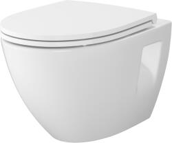 Cersanit Moduo wc csésze és deszka készlet függesztett dilettációs szivacs nélkül fehér fényes S701-970 (S701970)