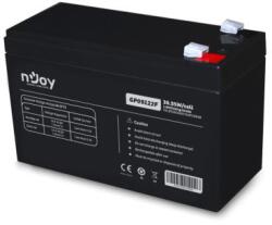 nJoy GP09122F (12V/9Ah, T2/F2, zárt, gondozás mentes, AGM) szünetmentes akkumulátor (GP09122F) (GP09122F)