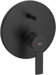 Roca Targa kád és zuhany csaptelep süllyesztett fekete A5A0B5FNB0 (A5A0B5FNB0)