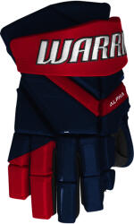 Warrior Mănuși de hochei Alpha LX3 Team Navy/Red Junior 10 inci
