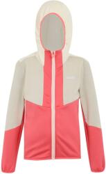 Regatta Gyermekek/gyerekek Dissolver X Fleece Full Zip kapucnis pulóver 11/12 EVES fehér|rózsaszín