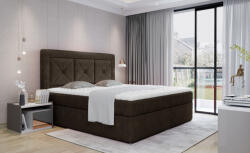Eltap Idris 180x200 boxspring ágy sötétbarna - smartbutor