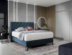 Eltap Cortina 140x200 boxspring ágy sötétkék - smartbutor