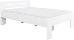 TEMPO KONDELA Ágy, 140x200, fehér, BASIS - smartbutor