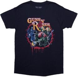 Guns N' Roses Was Here Тениска с къс ръкав Navy Blue S (GNRTS161MN01)