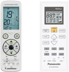 General PANASONIC CS-BZ25ZKE, CS-BZ35ZKE, CS-BZ50ZKE, CS-BZ60ZKE - luxus háttérvilágítású távirányító