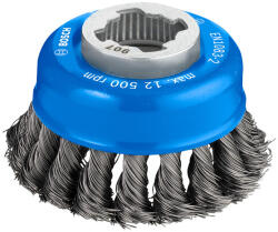 Bosch PRO Metal heavy X-LOCK fonott fazékkefe, 75x0, 35 mm, fémhez (2608620726)