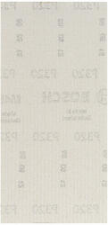 Bosch M480 csiszolóháló rezgőcsiszolókhoz, 10 db 93x186 mm, P320 (2608900750)