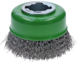 Bosch PRO Stainless Steel clean X-LOCK hullámos fazékkefe, 75x0, 3 mm, fémhez, inoxhoz (2608620728)