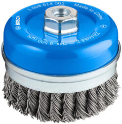 Bosch PRO Metal heavy fonott fazékkefe, 100x0, 8 mm, M14 menetes, fémhez (1608614002) - hardtools