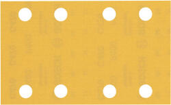 Bosch C470 csiszolópapír rezgőcsiszolókhoz, fa, festék 80x133 mm, G400 8 lyukú, 10db (2608900885)
