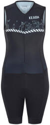 Keada Sports Női ujjatlan trisuit - Signal One XL fehér|fekete