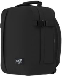 CabinZero Classic TECH kabin méretű, laptoptartós utazó hátizsák 28l -Absolute Black - taskaweb