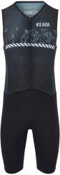 Keada Sports Férfi ujjatlan trisuit - Signal One S fehér|fekete