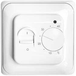 WENTOREX Control FE-4 manuális fali termosztát szobahőmérséklet és padlóhőmérséklet szenzorral (16A) (RTC70.36-W)