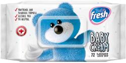 Fresh Baby törlőkendő Cream 72 db flip-top
