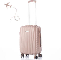 Leonardo Da Vinci Leonardo Da Vinci Kabinbőrönd Számzárral, Teleszkópos Karral, Kivehető Kerekekkel - XS méret - Rosegold (6067_xs_rosegold)