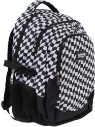 budmil Edwin fekete-fehér iskolatáska (10110149-S85)