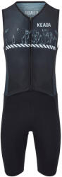 Keada Sports Férfi ujjatlan trisuit - Signal One 2XL fehér|fekete
