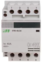 FF Filipowski ST40-40/24 Moduláris kontaktor, 40A, 24V 4NO (ST40-40/24) (ST40-40-24V) (ST40-4024)