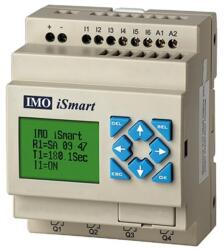 IMO iSmart SMT-ED12-R12-V3 programozható relé, 12VDC, HMI, 6DI, LCD (SMT-ED12-R12-V3) (SMT-ED12-R12-V3)