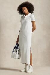Ralph Lauren pamut ruha fehér, midi, egyenes, 211968291 - fehér S