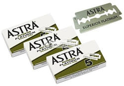 Astra Superior Premium Platinum Kétélű Biztonsági Borotvapengék 5 db - 3 csomag