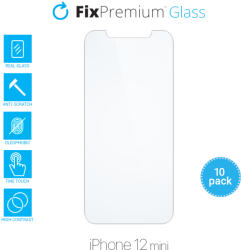 FixPremium Glass - Edzett üveg - iPhone 12 mini (10 Pack)