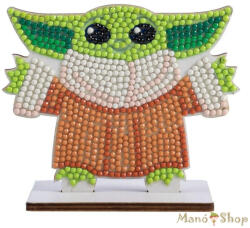 Craft Buddy - Gyémántszemes kirakó - Grogu "Star Wars" - Crystal Art "Series 1 (CAFGR-SWS009)