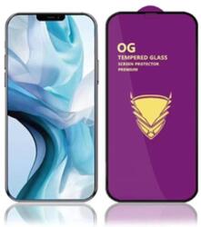 OG Golden Armor teljes kijelzős üvegfólia iPhone 16 Plus / 15 Plus (fekete)