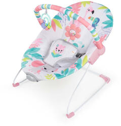 Bright Starts Rezgő Pihenőszék Flamingo Vibes - Vidám, Nyugtató Babaszék Újszülött Kortól 9kg-ig