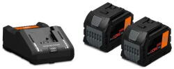 FEIN GAL 18V-160 AS gyorstöltő Li-ion akkukhoz + 2 db ProCORE Li-ion akkumulátor, 18 V, 12.0 Ah, AS (9 26 04 241 01 0)