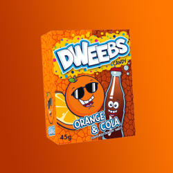 Dweebs Orange and Cola narancs és cola ízű cukorka 45g Szavatossági idő: 2025-06-30 - vegyesbolt