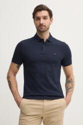 Tommy Hilfiger poló sötétkék, férfi, sima, MW0MW38951 - sötétkék XL