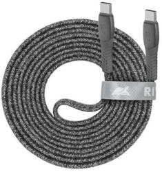 RIVACASE USB kábel, USB-C - USB-C, 2, 1 m, RIVACASE PS6105 GR21, szürke - officeland
