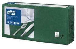 Tork Szalvéta, 1/4 hajtogatott, 3 rétegű, 32, 5x32, 8 cm, Advanced, TORK Soft Lunch, sötétzöld