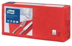 Tork Szalvéta, 1/4 hajtogatott, 3 rétegű, 32, 5x32, 8 cm, Advanced, TORK Soft Lunch, vörös