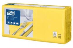 Tork Szalvéta, 1/4 hajtogatott, 3 rétegű, 32, 5x32, 8 cm, Advanced, TORK Soft Lunch, sárga - officeland