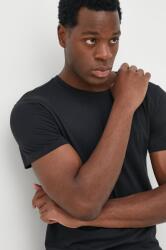 Ralph Lauren pamut póló 3 db fekete, sima - fekete XXL