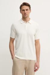 Calvin Klein pamut póló bézs, sima, K10K114476 - bézs XL