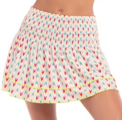 Lucky in Love Desert Vibes Long Arrowhead Smocked Skirt - white - Többszínű
