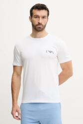 Emporio Armani Underwear póló otthoni viseletre 2 db fehér, nyomott mintás, EM001849 AF10778 - fehér L