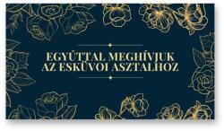 Personal Meghívó az esküvői asztalhoz - Orient Gold Válasszon mennyiséget: 61 db és több