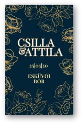 Personal Palack címke - Orient Gold Válasszon mennyiséget: 61 db és több