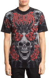 AFFLICTION tricou bărbați AFFLICTION - BLOODLETTER- BLACK - A27861-BK