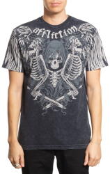 AFFLICTION tricou bărbați AFFLICTION - HERETIC - BLACK - A27675-BKLV