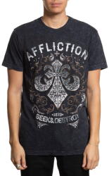 AFFLICTION tricou bărbați AFFLICTION - SIGNIFY - BLACK - A27790-BKLV